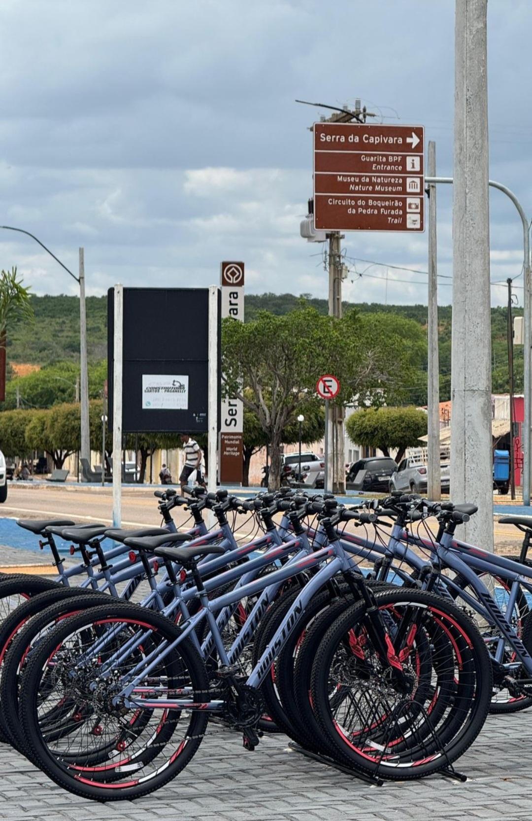 Coronel José Dias tem bicicletas públicas gratuitas para turistas e moradores
