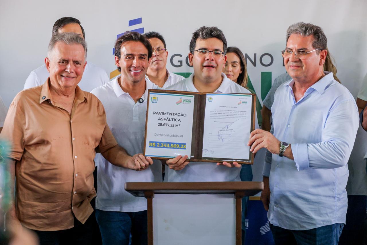 Rafael Fonteles autoriza mais de R$ 7,6 milhões para obras em Demerval Lobão