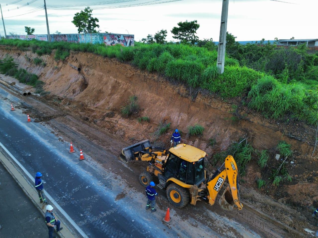 Reparo em adutora é concluído e abastecimento na zona Sul é retomado