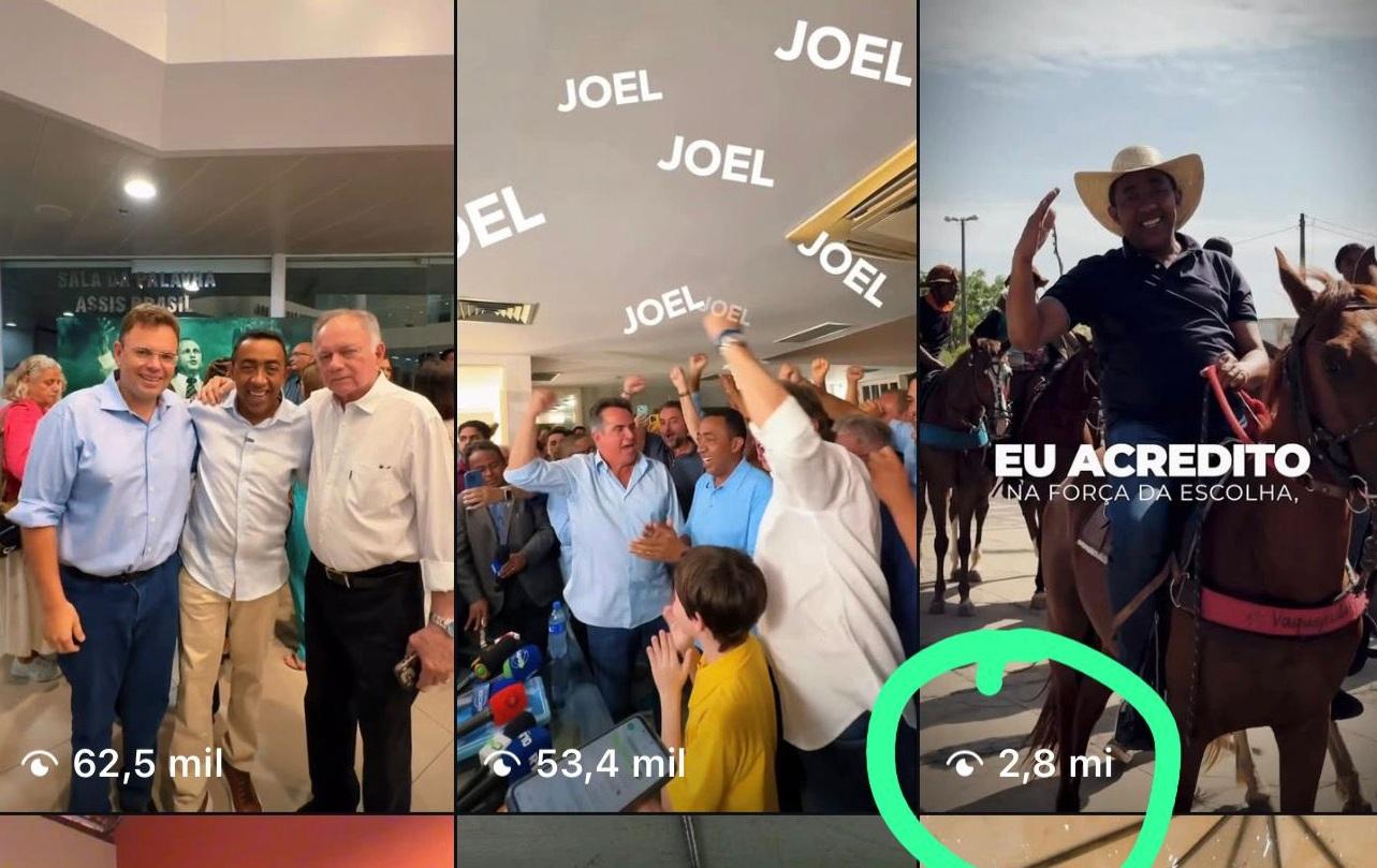 Joel agradece manifestações após vídeo oficializando sua pré-candidatura