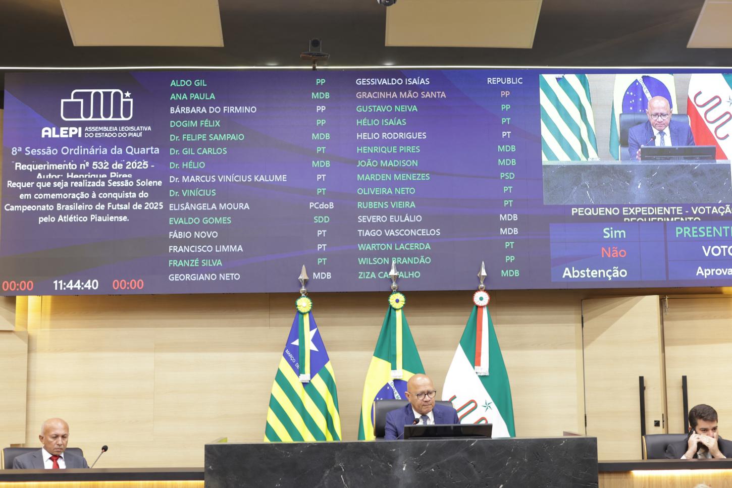 Lidos no Plenário da Alepi propostas de reajuste salarial do pessoal do TJ e MPPI