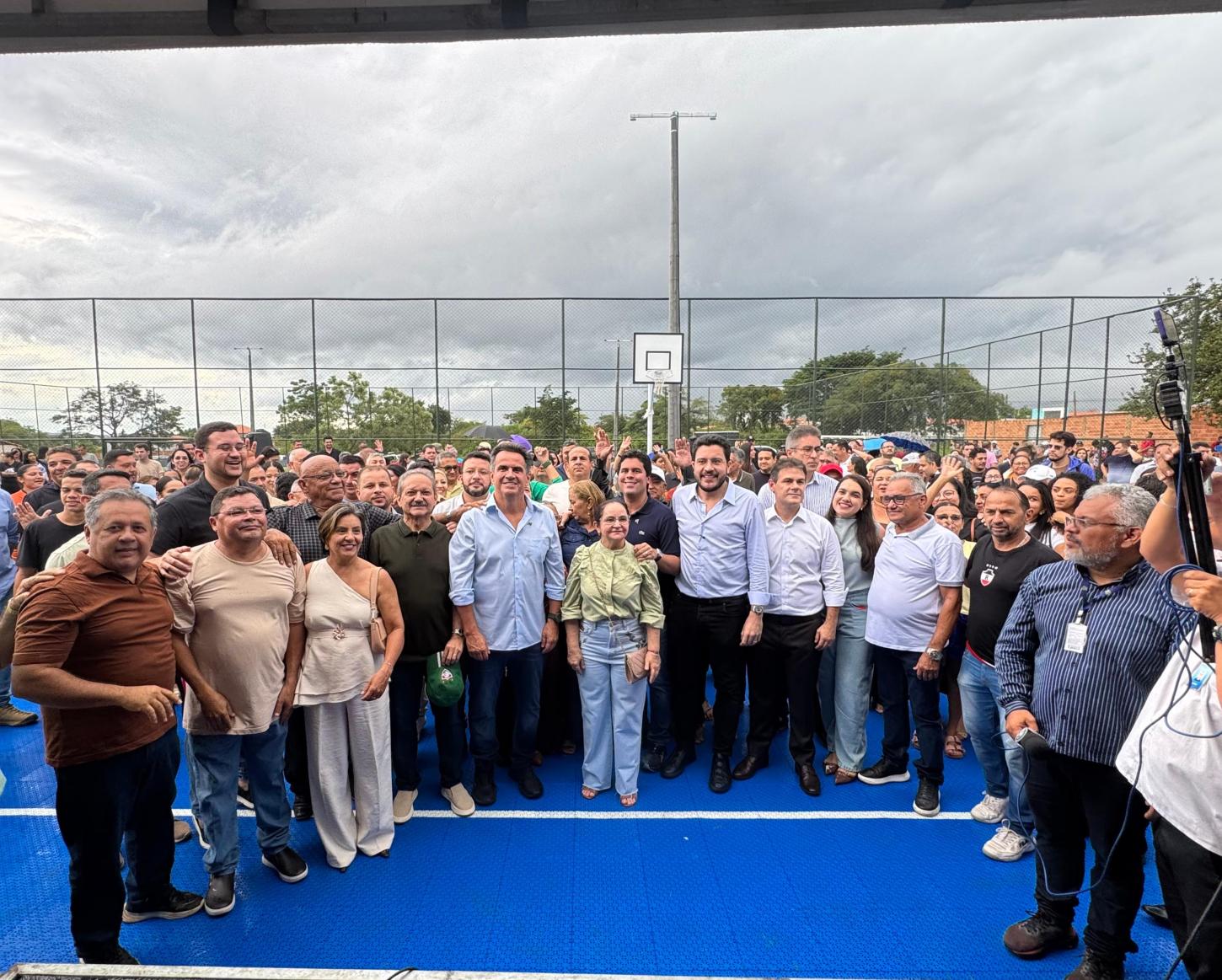 Ministro do Esporte, André Fufuca, inaugura Arena Brasil em Pedro II