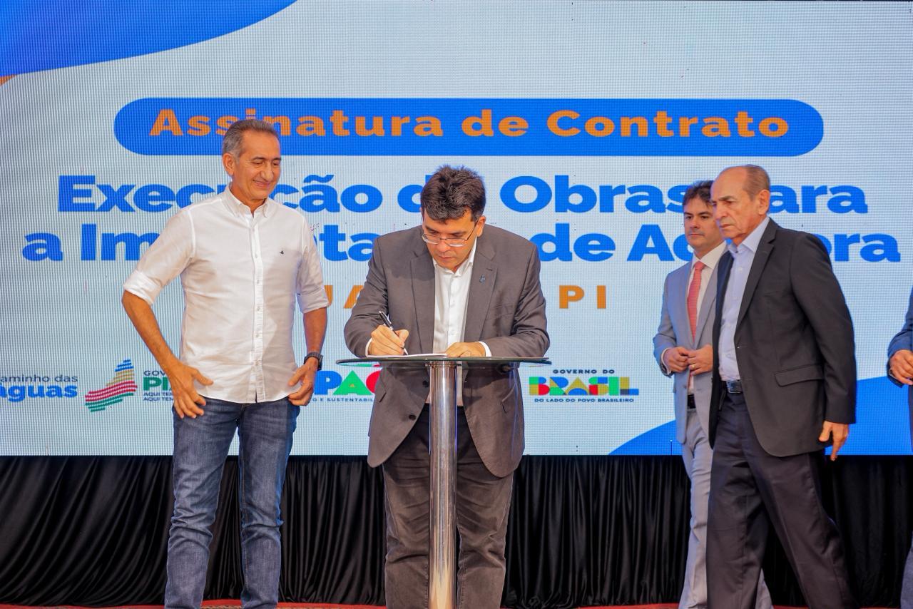 Ministro Waldez Góes garante R$ 128 milhões para obras da adutora de Jaicós