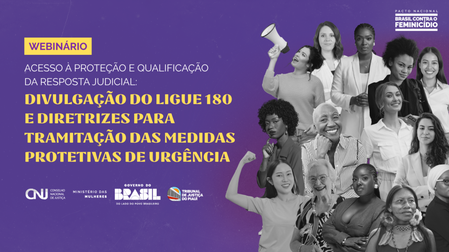 CNJ promove webinário Acesso à Proteção e Qualificação da Resposta Judicial