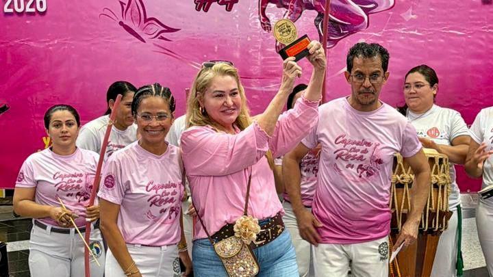 Deputada Simone Pereira participa da Capoeira Cor-de-Rosa #4