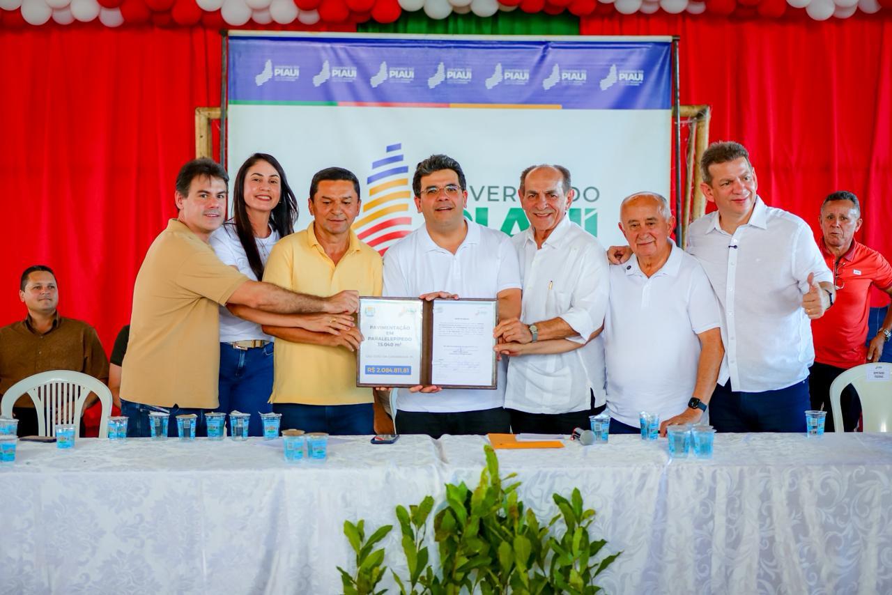 Rafael visita obras e autoriza R$ 3,4 milhões em Bocaina e São João da Canabrava