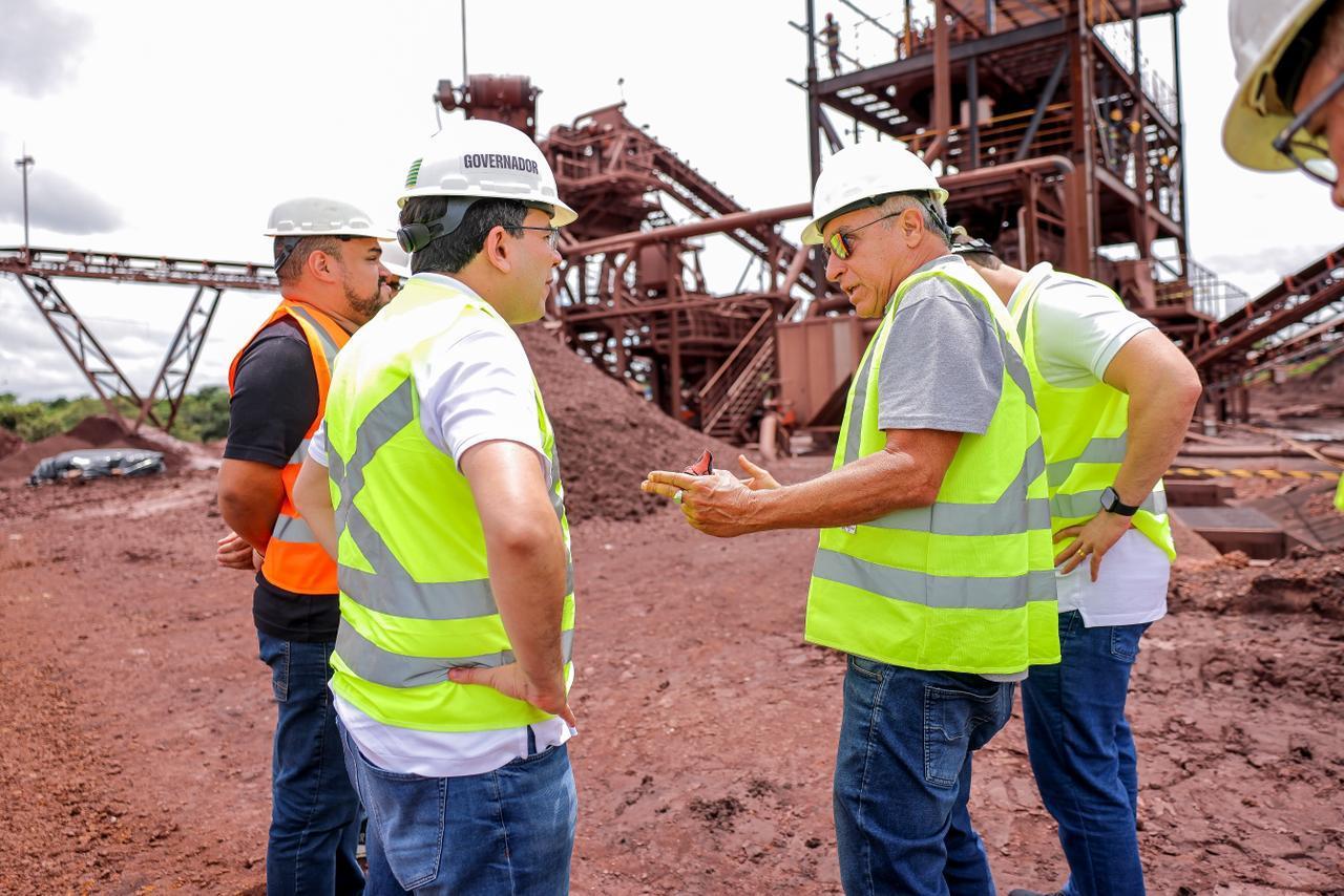 Rafael visita sede da Lion Mining que produz 1,5 milhão de toneladas de minério de ferro