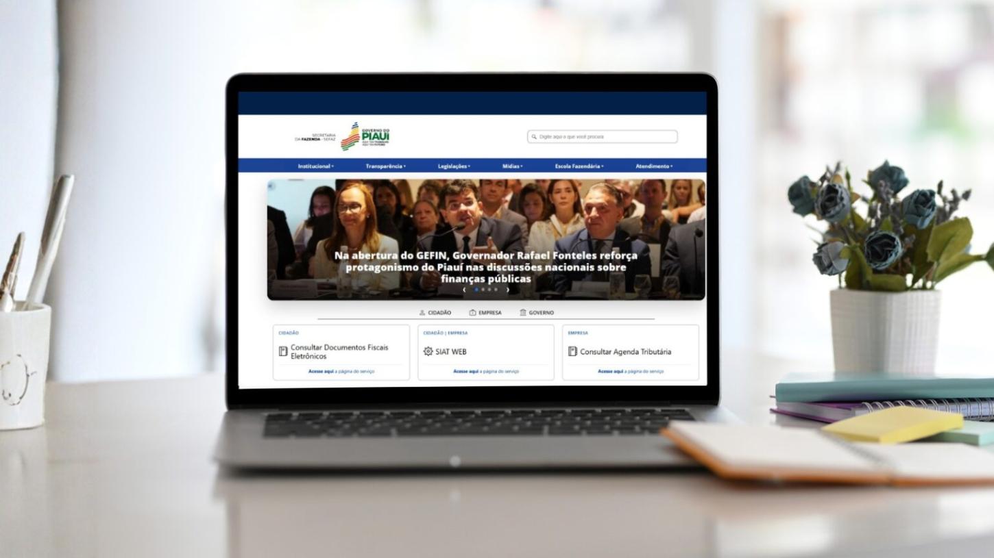 Sefaz-PI lança novo portal mais intuitivo e amplia acesso do cidadão a serviços digitais