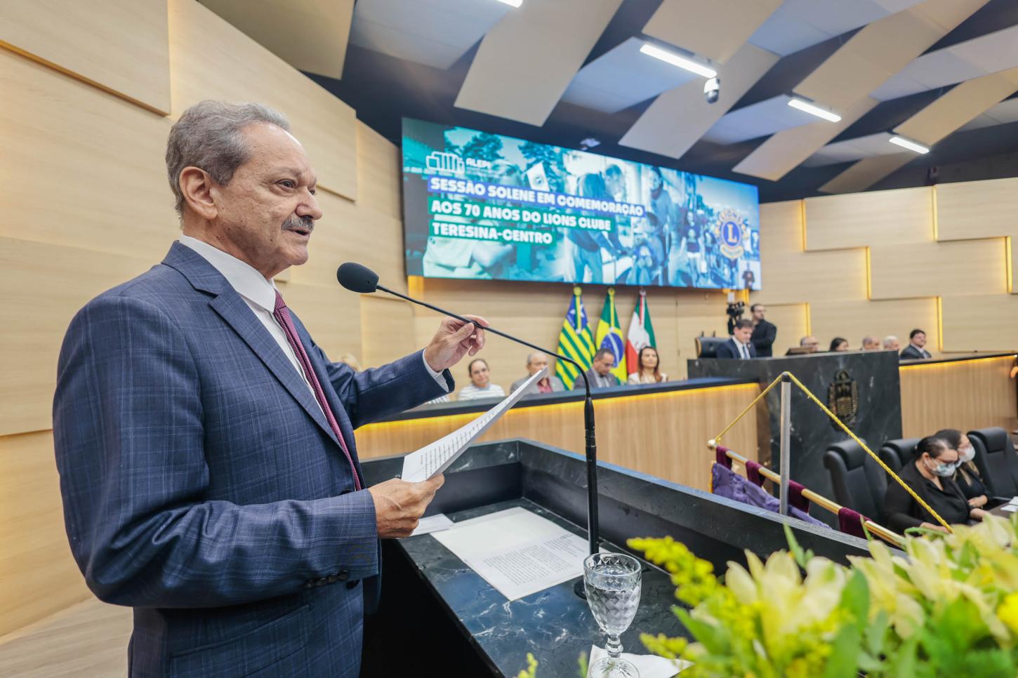 Sessão solene na Alepi celebra 70 anos do Lions Clube Teresina – Centro