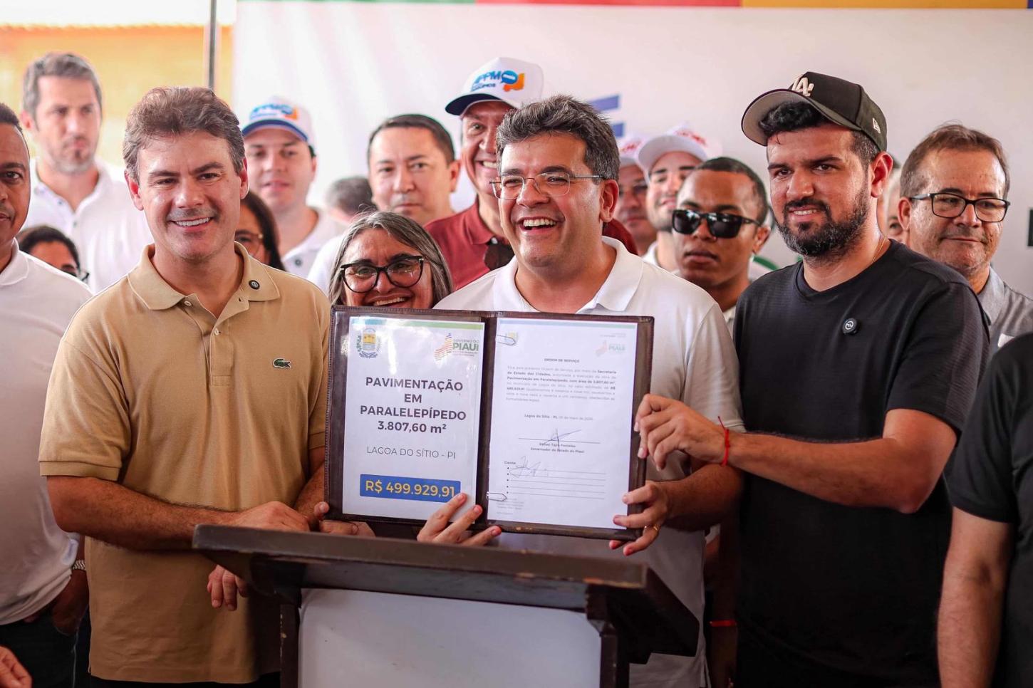 Severo Eulálio acompanha governador Rafael Fonteles em inaugurações