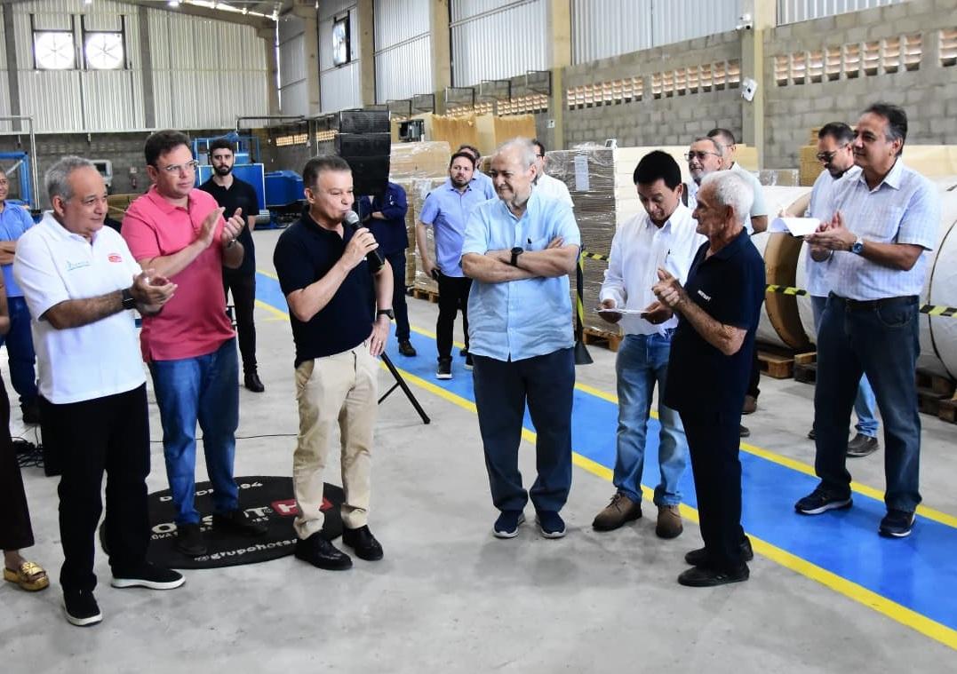 Silvio Mendes participa da inauguração da Indústria UP Brasil