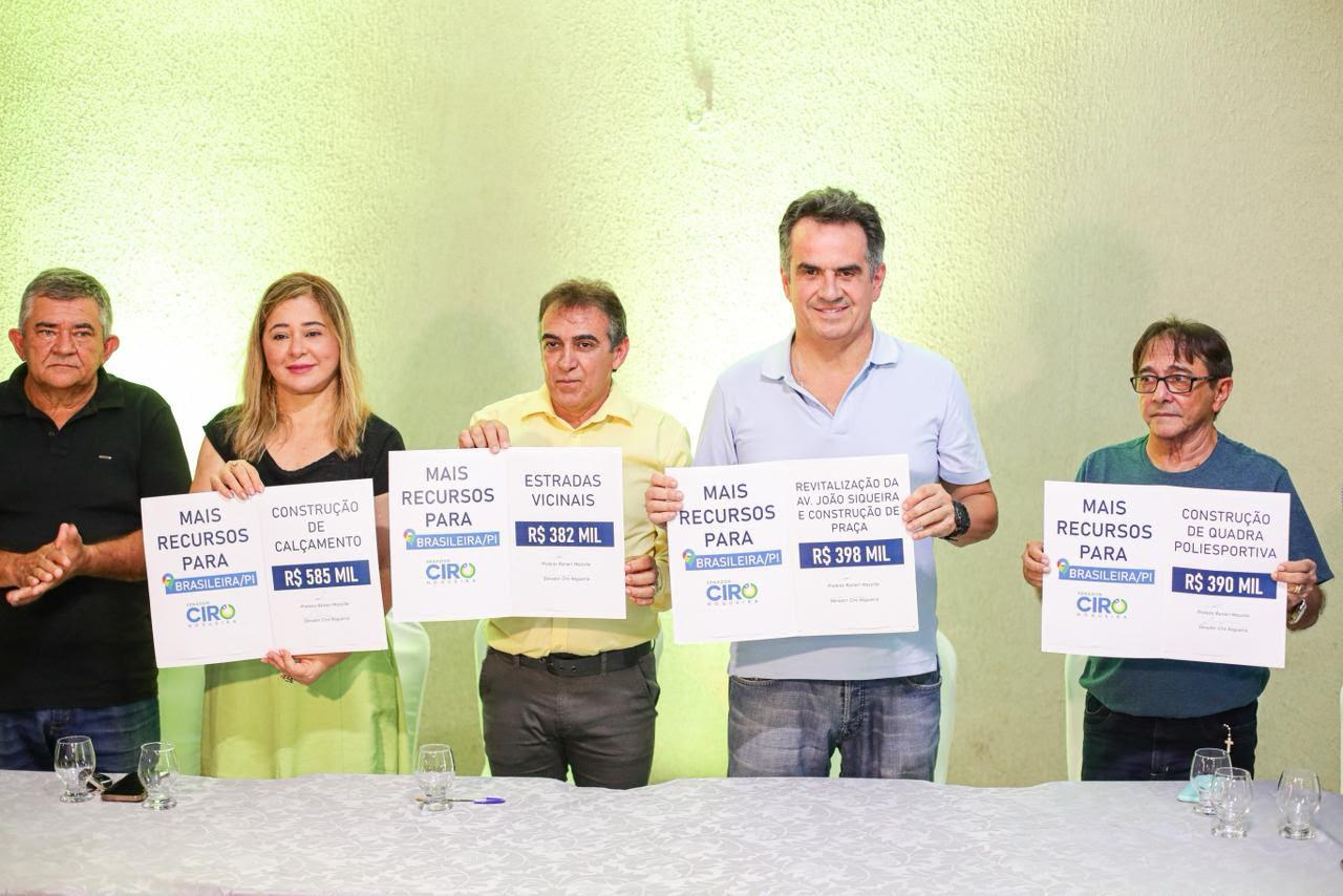 Ciro Nogueira anuncia R$ 1,2 milhão para obras nas área da saúde em Brasileira