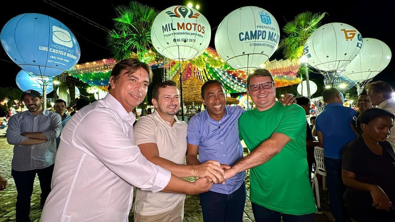 Joel Rodrigues recebe manifestações de apoio do povo nos festejos de Campo Maior