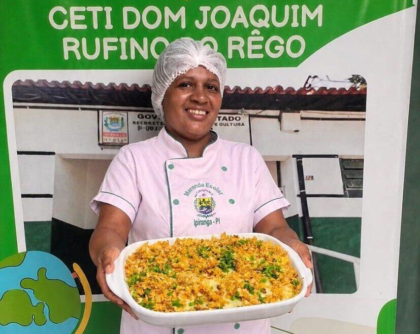 Merendeira de escola estadual em Ipiranga do Piauí conquista prêmio nacional