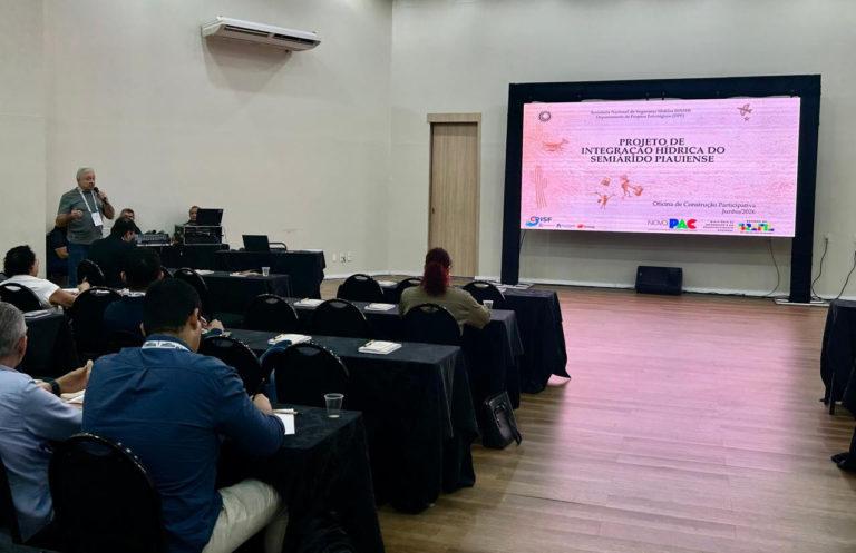 MPPI participa de oficina do Projeto de Integração Hídrica do Semiárido Piauiense