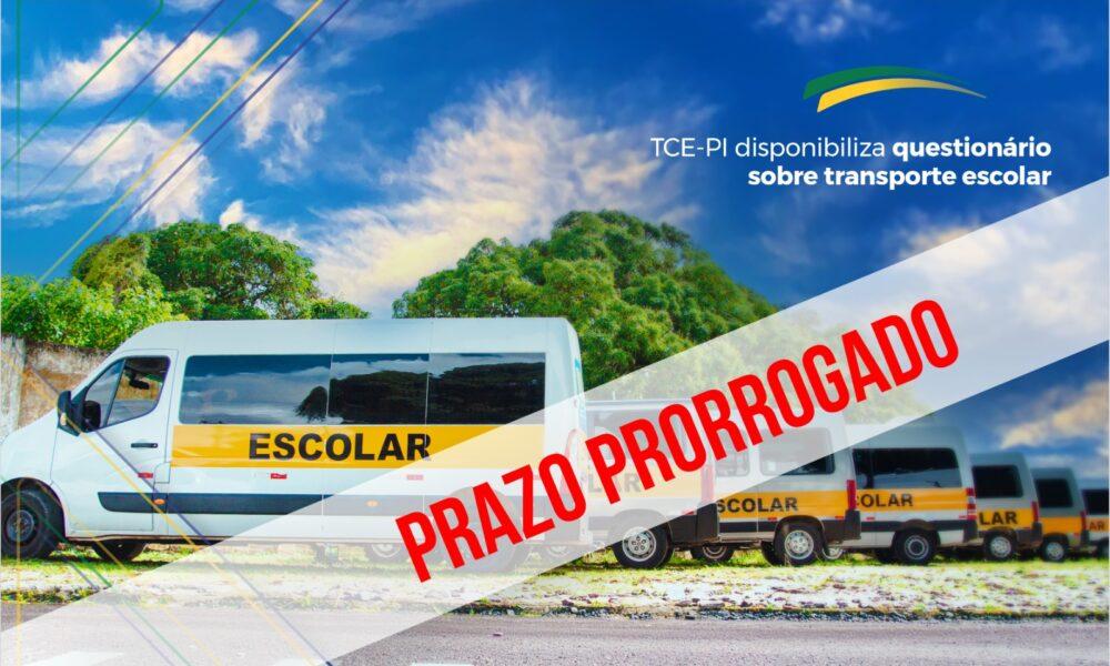 TCE-PI prorroga prazo do questionário sobre transporte escolar para 28 de junho