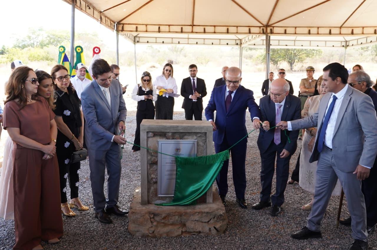 Tribunal de Justiça lança pedra fundamental do novo Fórum de Caracol