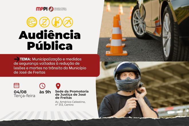Audiência pública discute a municipalização e segurança no trânsito em José de Freitas