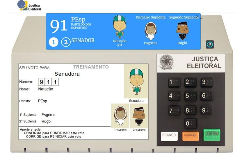 Eleitor terá de votar em dois candidatos ao Senado nas eleições deste ano