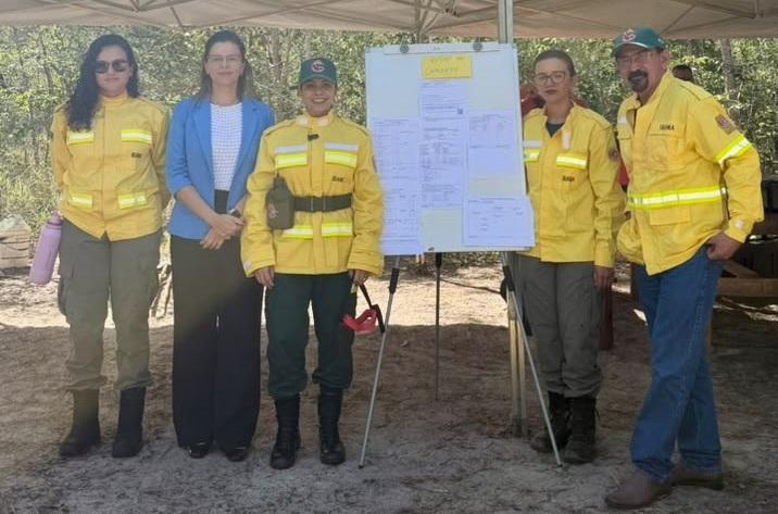 MPPI participa de atividade sobre queima prescrita no Parque Nacional de Sete Cidades