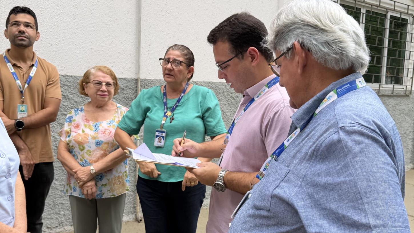 SDU Norte realiza vistoria técnica define melhorias para a Praça das Palmeiras