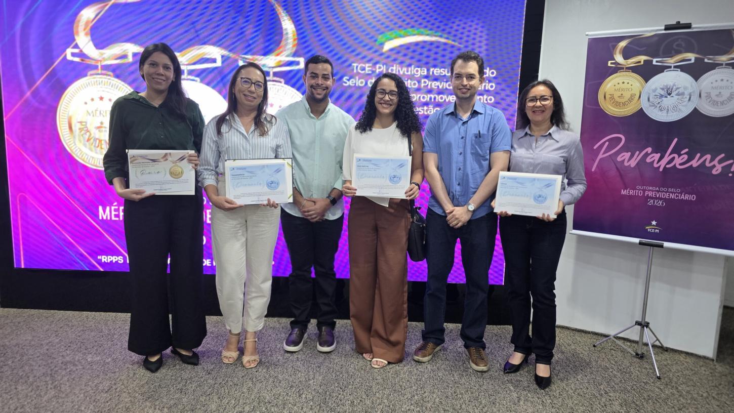 IPMT é homenageado com quatro Selos de Mérito Previdenciário no TCE-PI