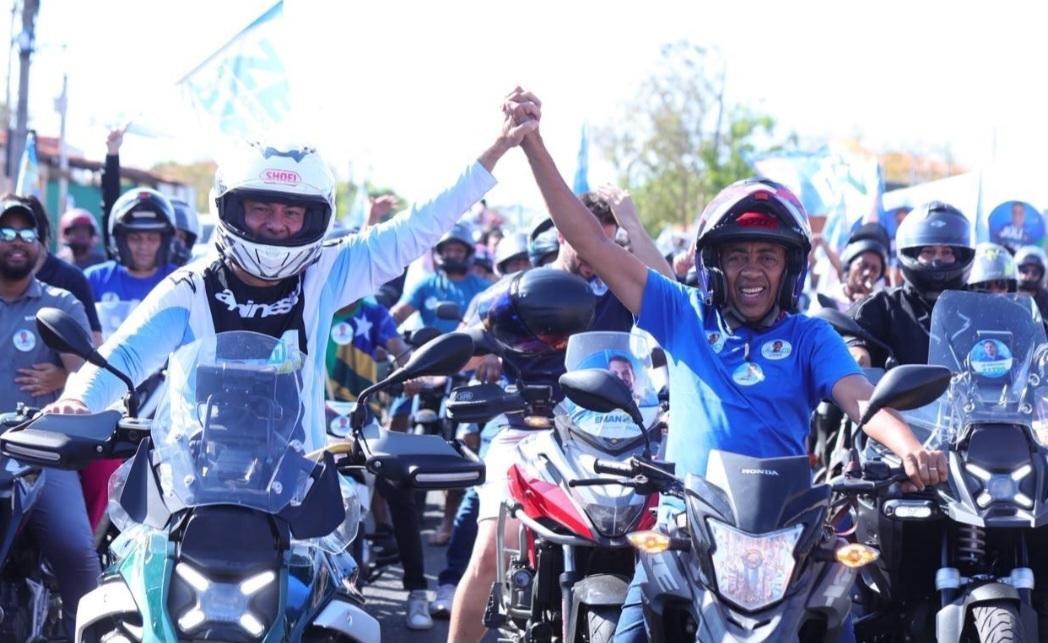 Joel e Jeová comandam a Motociata do 11 pelas ruas e avenidas de Teresina