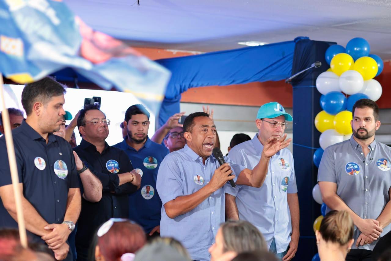 Joel participa de eventos com forte presença de publico e apresenta propostas