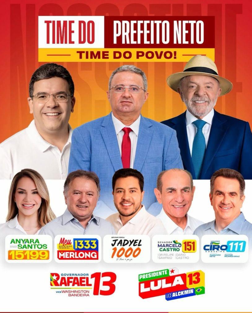 Prefeito de Bela Vista do Piauí posta imagem com Ciro no 