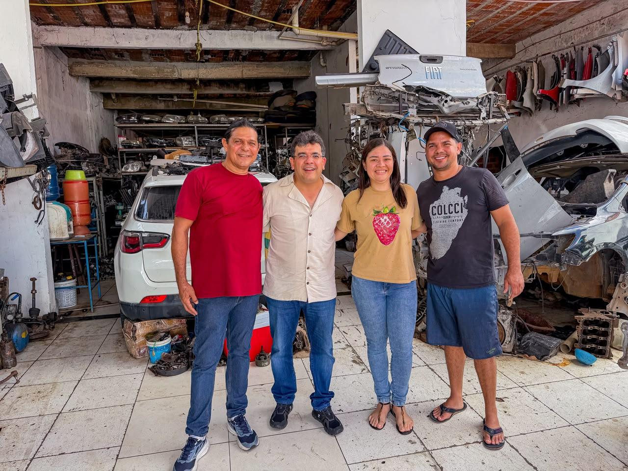 Rafael Fonteles comemora impacto positivo da pavimentação para o comércio de Teresina