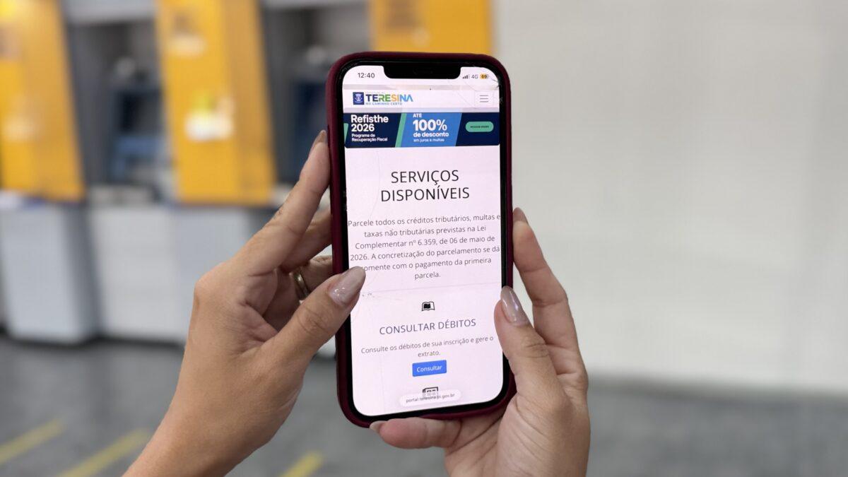 RefisTHE 2026 é prorrogado até 31 de agosto pela Prefeitura de Teresina