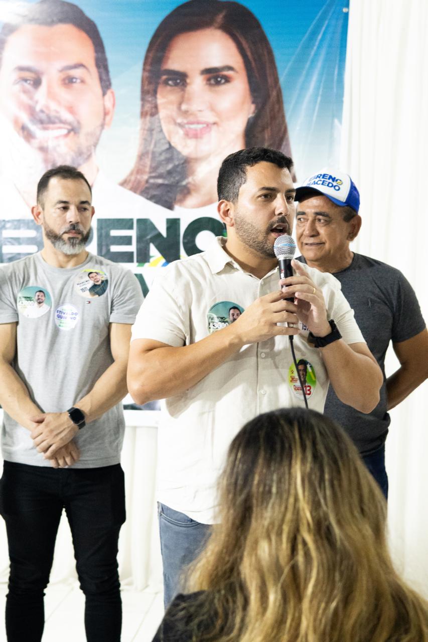 Breno Macedo e Marcos Aurélio Sampaio participam de reuniões políticas na Zona Sudeste
