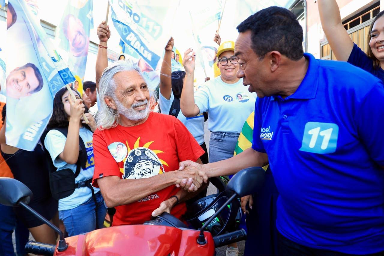 Caminhada de Joel e Ciro no Mocambinho mostra a força da campanha nas ruas