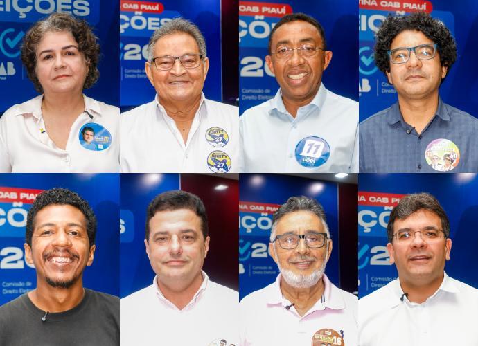 Candidatos ao governo são sabatinados pela Ordem dos Advogados do Brasil no Piauí