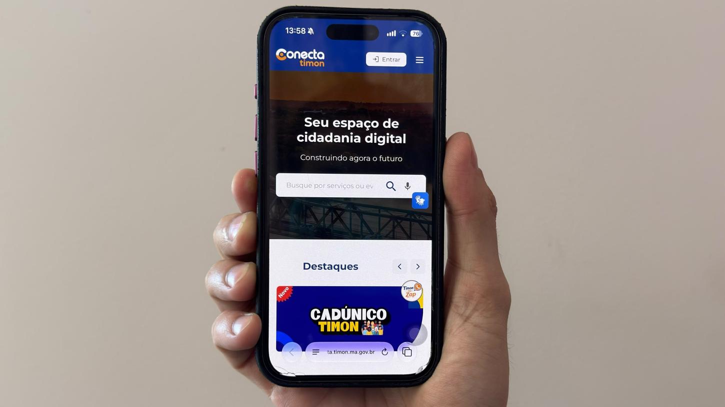 Conecta Timon se aproxima de 18 mil usuários e mais de 290 serviços disponíveis