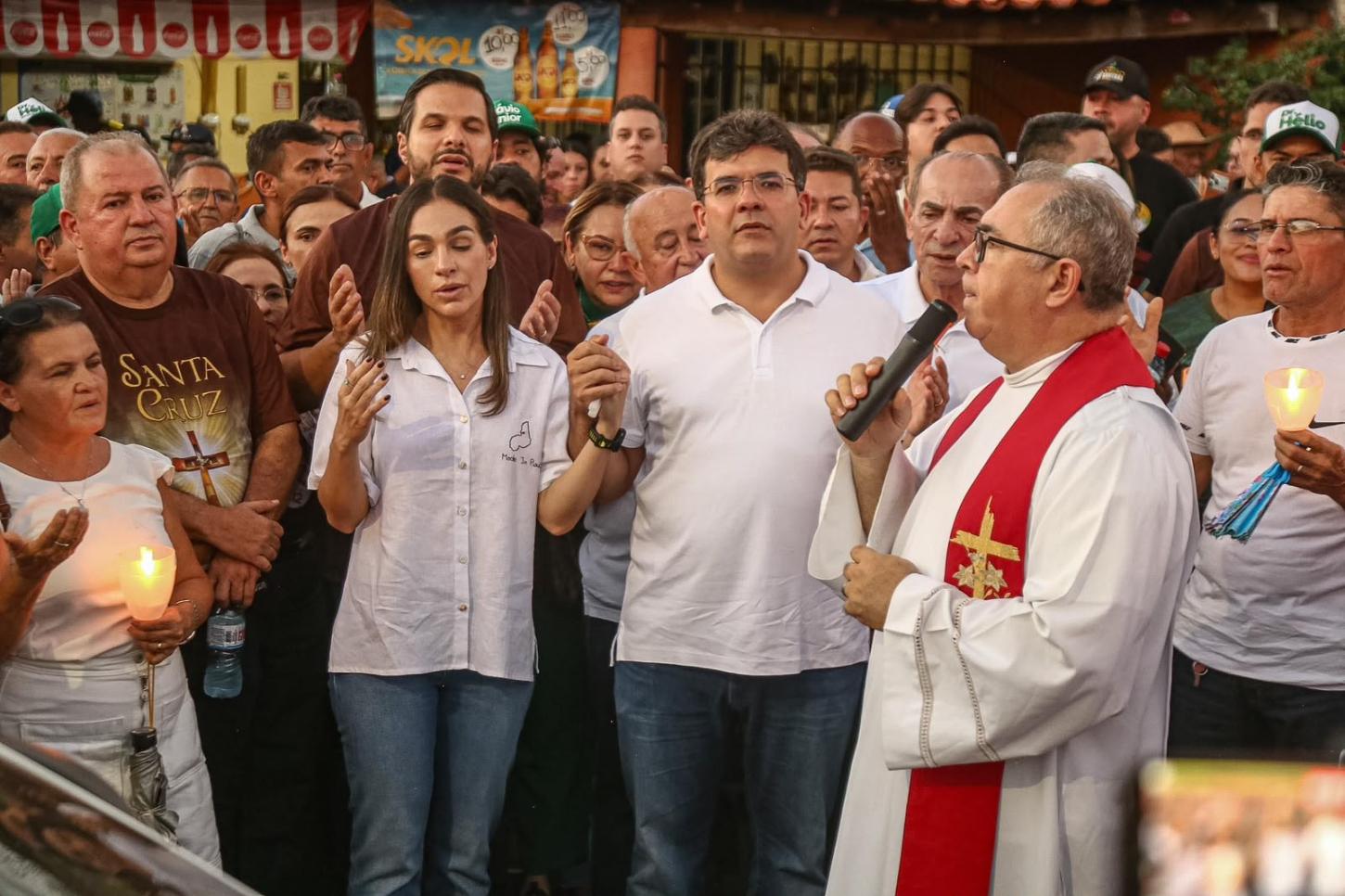 Em Santa Cruz dos Milagres, Rafael destaca importância do turismo religioso para geração de renda