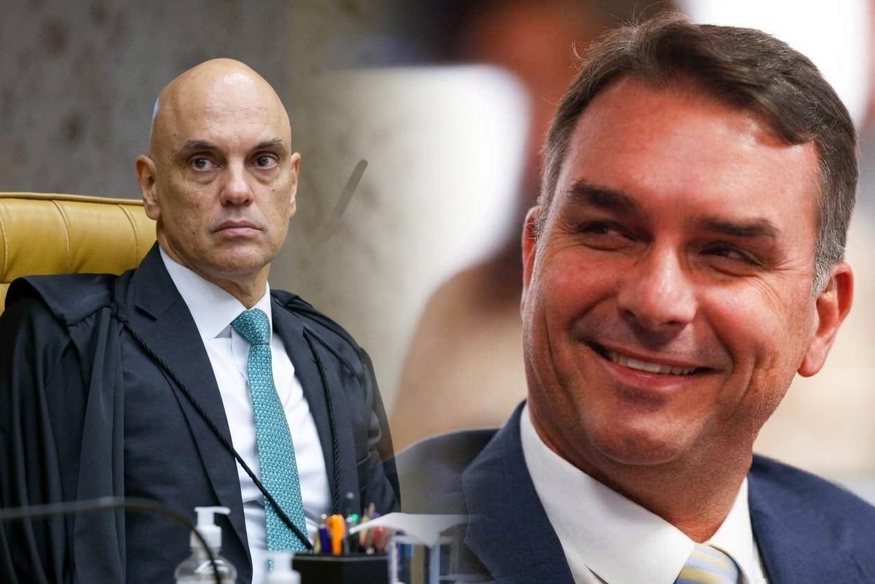 Ministro Alexandre de Moraes é 'laranja podre' dentro do STF, diz Flávio Bolsonaro