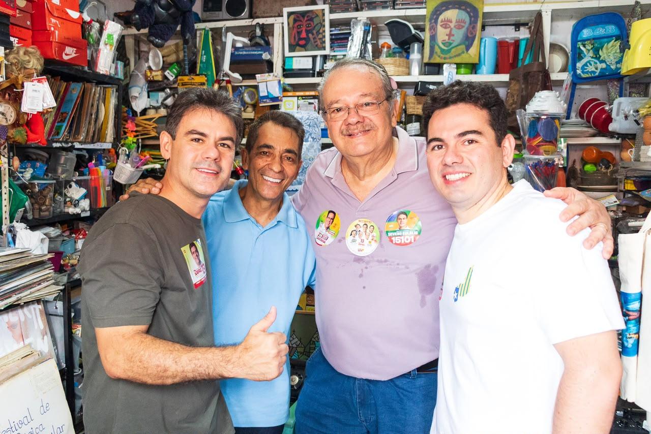 Severo Eulálio fez campanha pelo Centro de Teresina  Foto: Assessorias