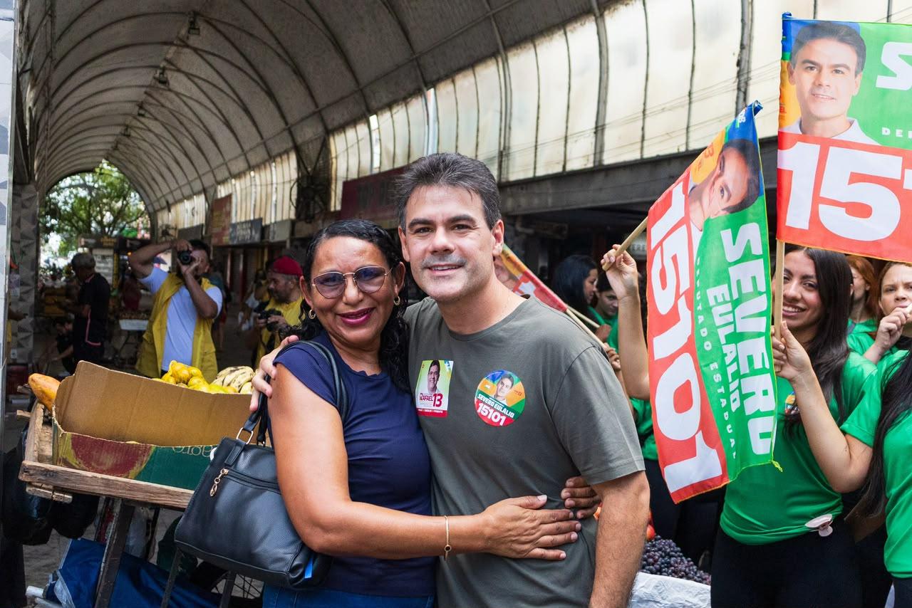 Severo Eulálio fez campanha pelo Centro de Teresina  Foto: Assessorias