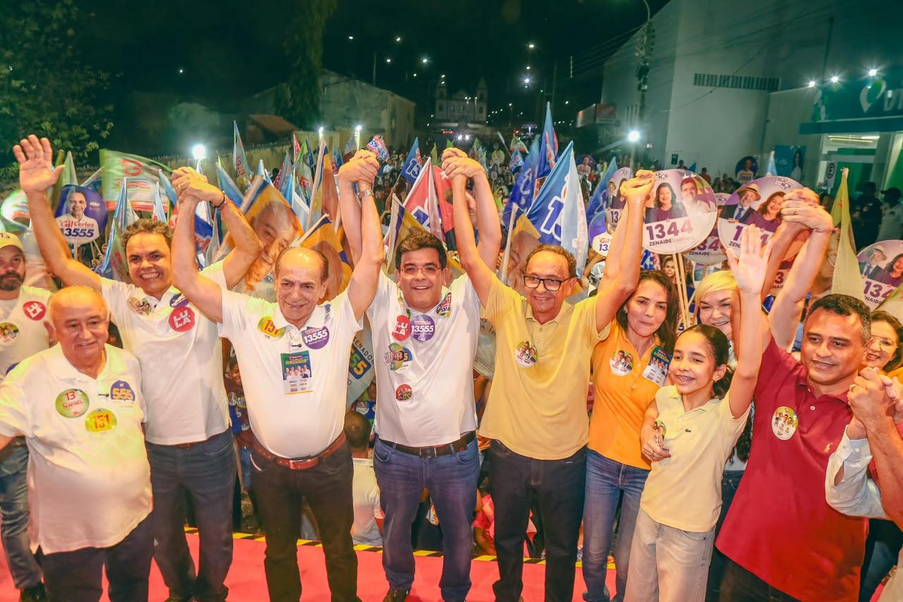 Rafael Fonteles arrasta multidão em atos com lideranças em São João do Piauí