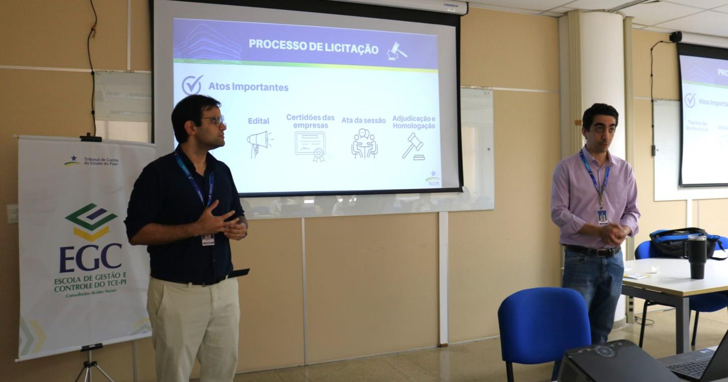 TCE-PI ministra treinamento para agentes das polícias Civil e Federal