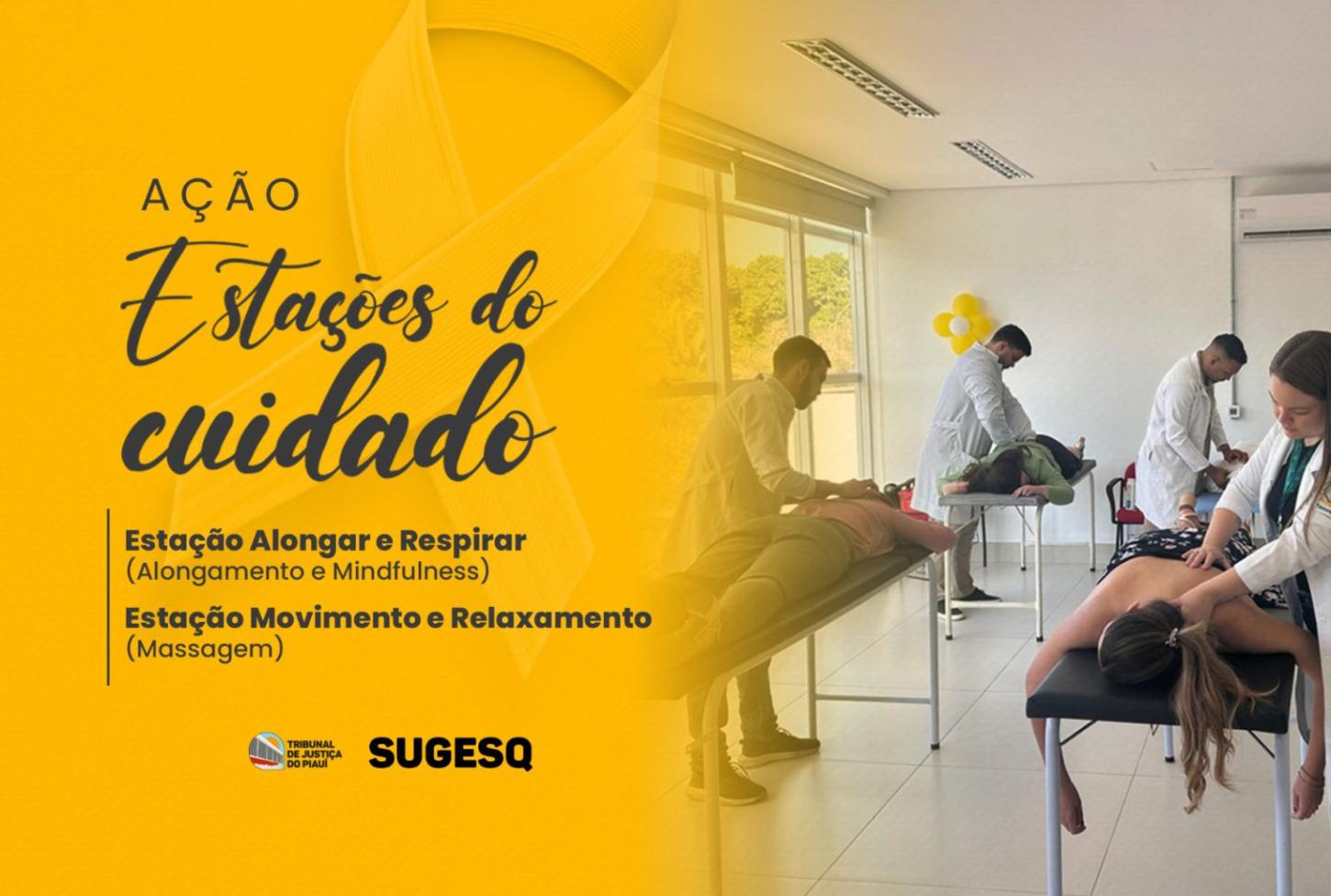 TJPI promove Estações do Cuidado no Fórum Cível e Criminal de Teresina