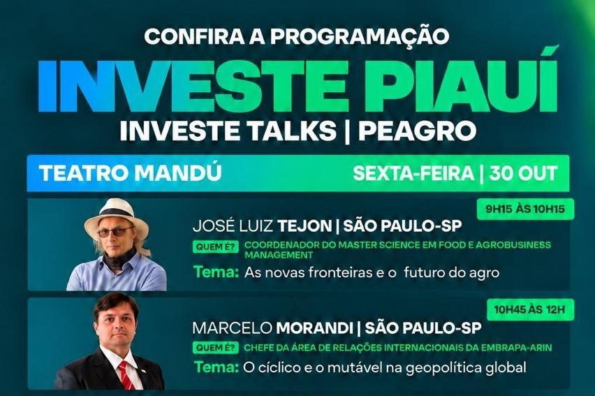 Investe Piauí apresenta soluções para o agronegócio em encontro nacional