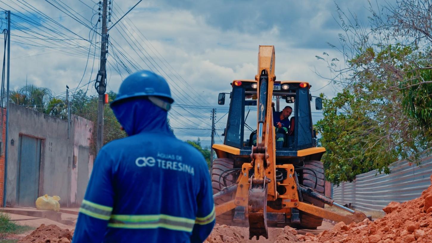 Oito bairros de Teresina recebem obras de expansão do esgotamento sanitário