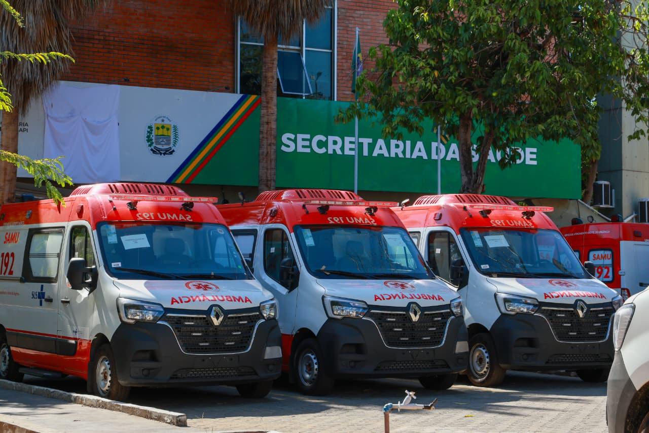 Piauí recebe nesta sexta (16) novas ambulâncias do SAMU para municípios