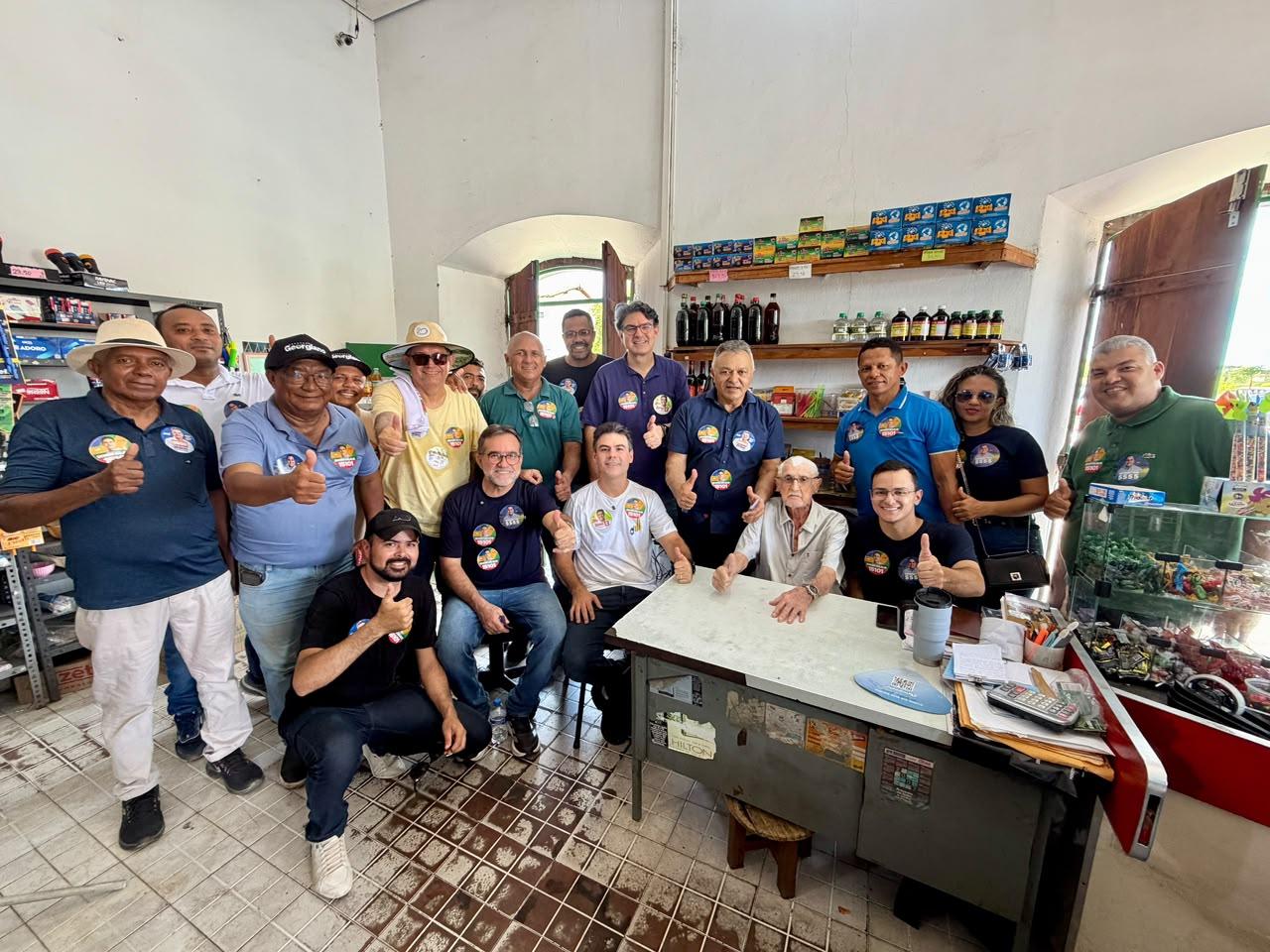 Severo Eulálio intensificou agendas de campanha Foto: Assessorias