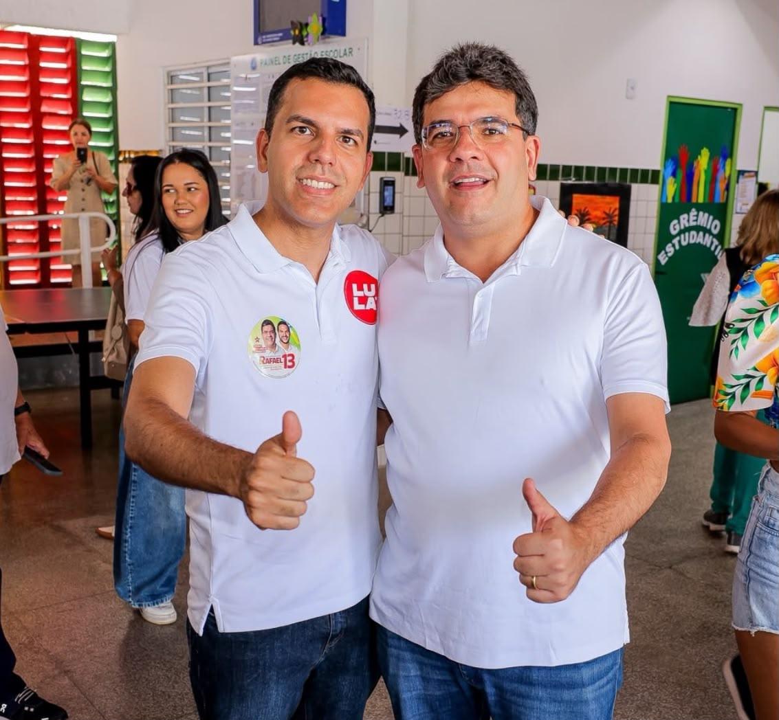 Rodrigo Torres com Rafael Fonteles