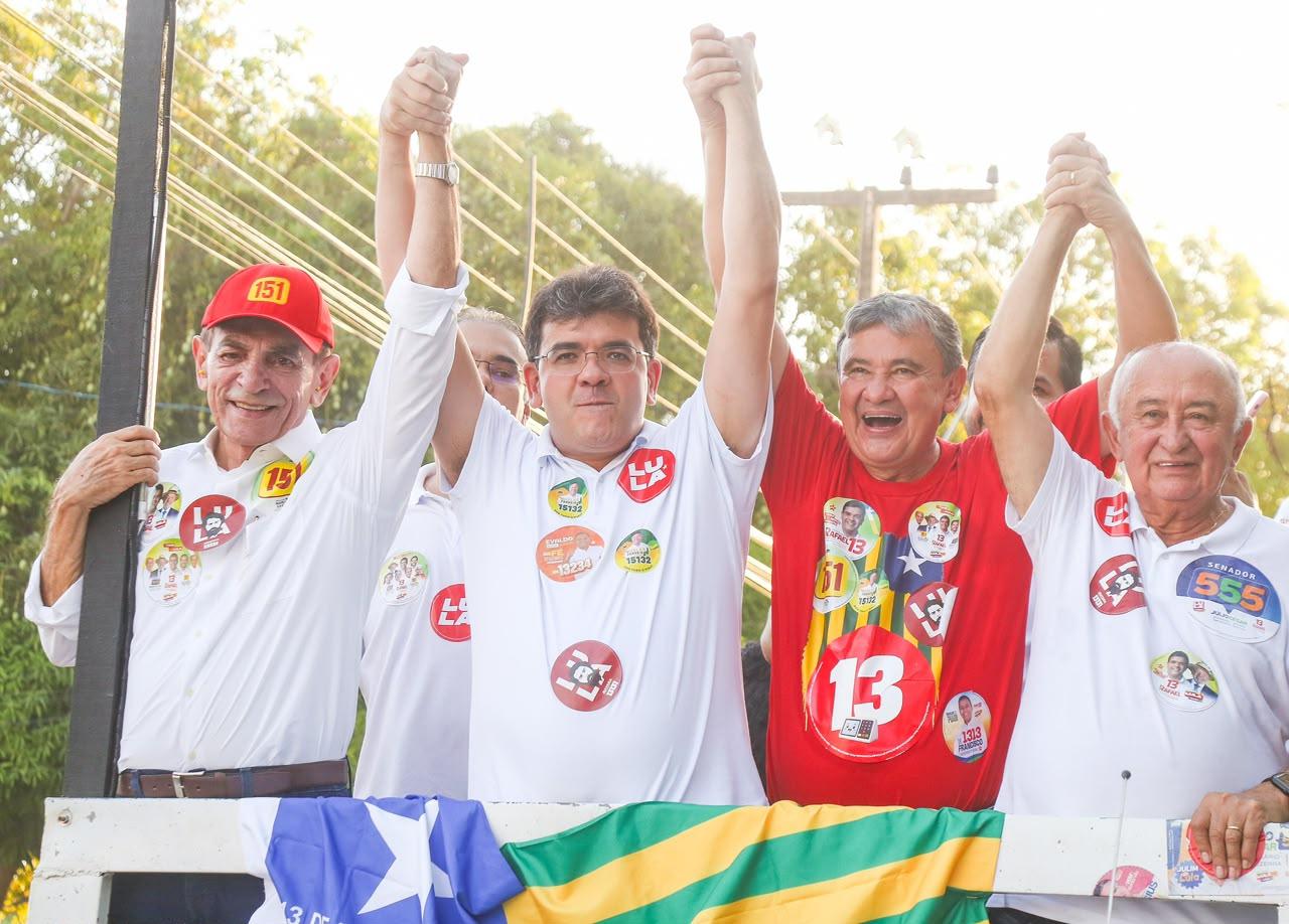 Rafael Fonteles na carreata Foto: Assessoria