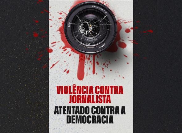 Violência contra jornalistas Foto: Reprodução