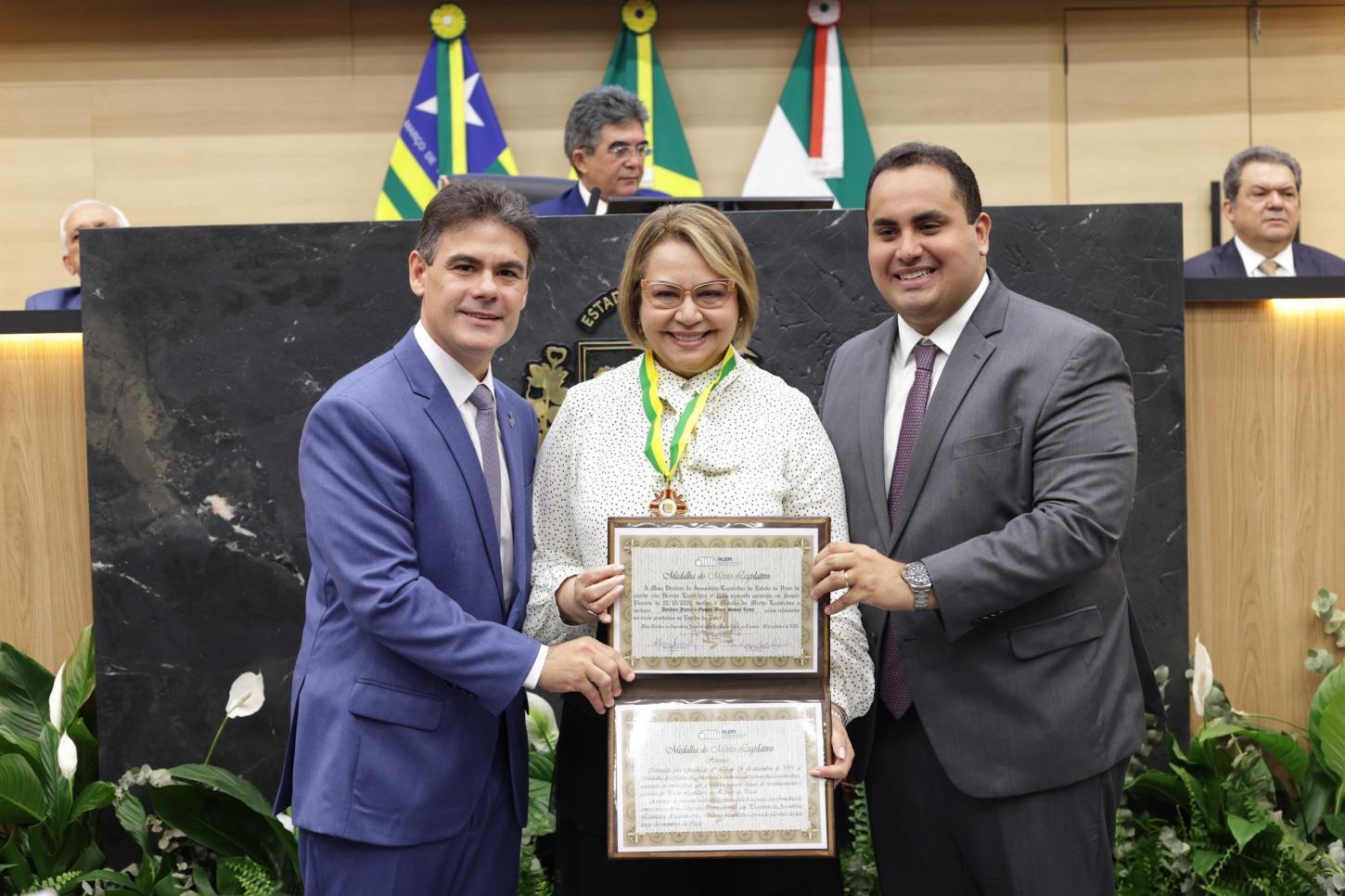 Senadora Jussara Lima: Homenagem na Alepi Foto: Alepi